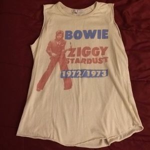 David Bowie Ziggy Stardust top by Junk Food
